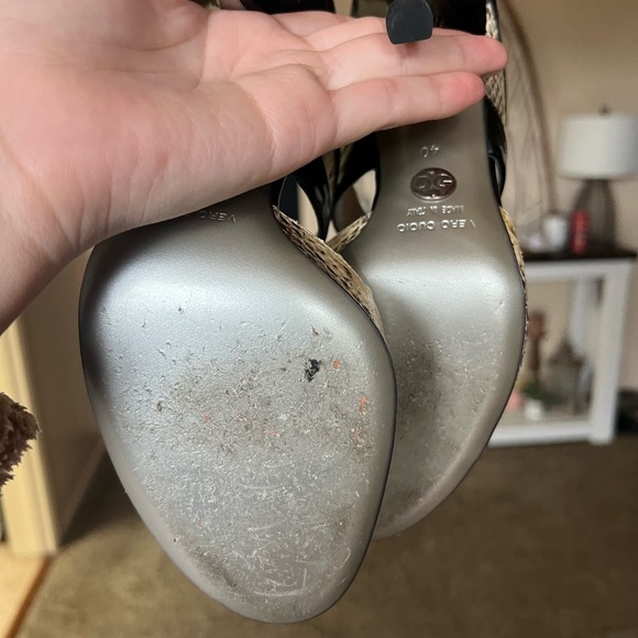 Dolce & Gabbana lace up Heels patent leather python embossed - Picture 7 of 7